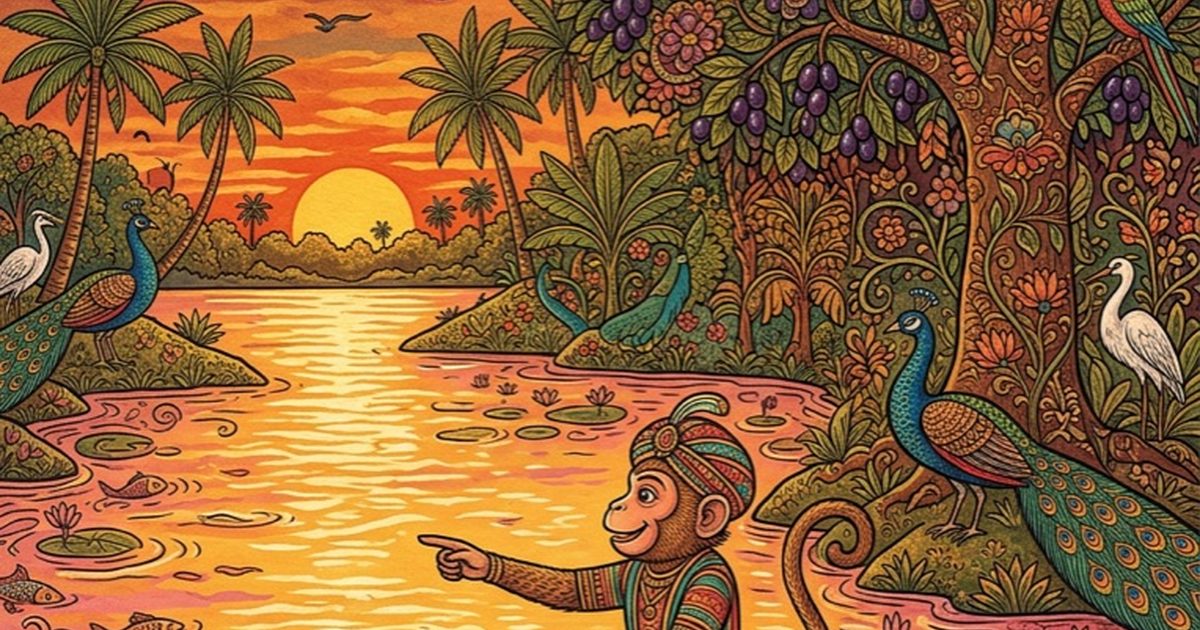 The Monkey and the Crocodile
